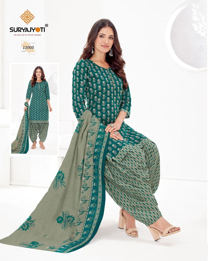 Suryajyoti Sui Dhaga 13 Cotton Printed Regular Wear Ready Made Dress Collection